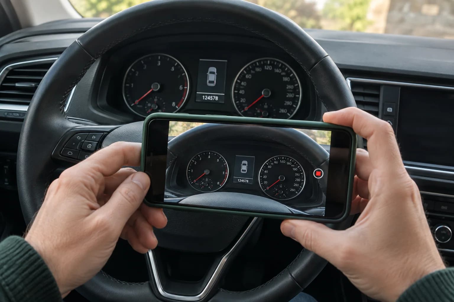 Dashboard and mileage